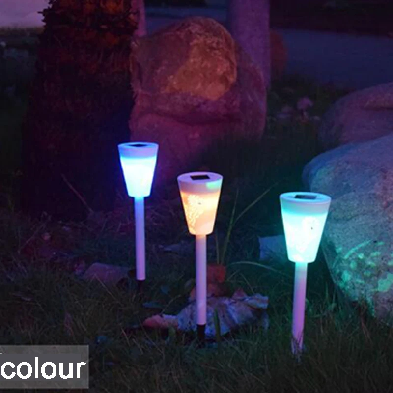 2LED Solar light Bulb Solar Lamp OutdoorGarden Light Waterproof Openwork Butterfly Underground Buried Light Lawn Yard Light (3)