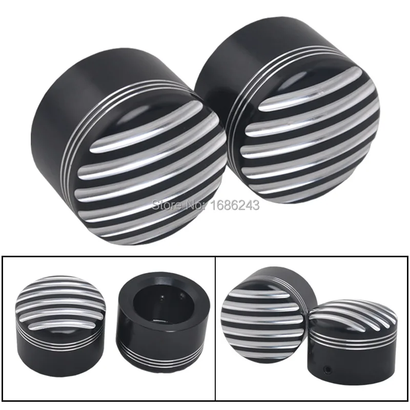 Front Axle Nut Cover Bolt Kit Motorcycle Parts Aluminum Alloy Metal Chrome And Black Fits For Harley Dyna VRSC XG XL 883 New | Автомобили