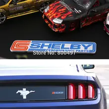 Новейшая 3D Эмблема для багажника автомобиля из алюминиевого сплава для Mustang GT Shelby автомобильные аксессуары клейкая Эмблема для автомобиля