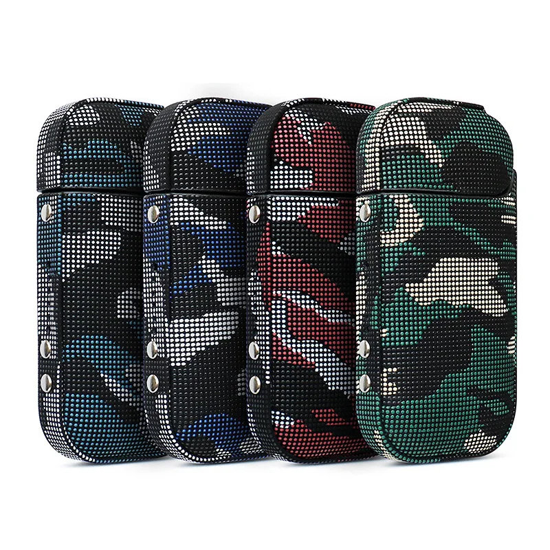 Модный 4 цвета для IQOS Camo кожаный чехол для IQOS 2,4 Plus II III Универсальный Полный защитный чехол рукав