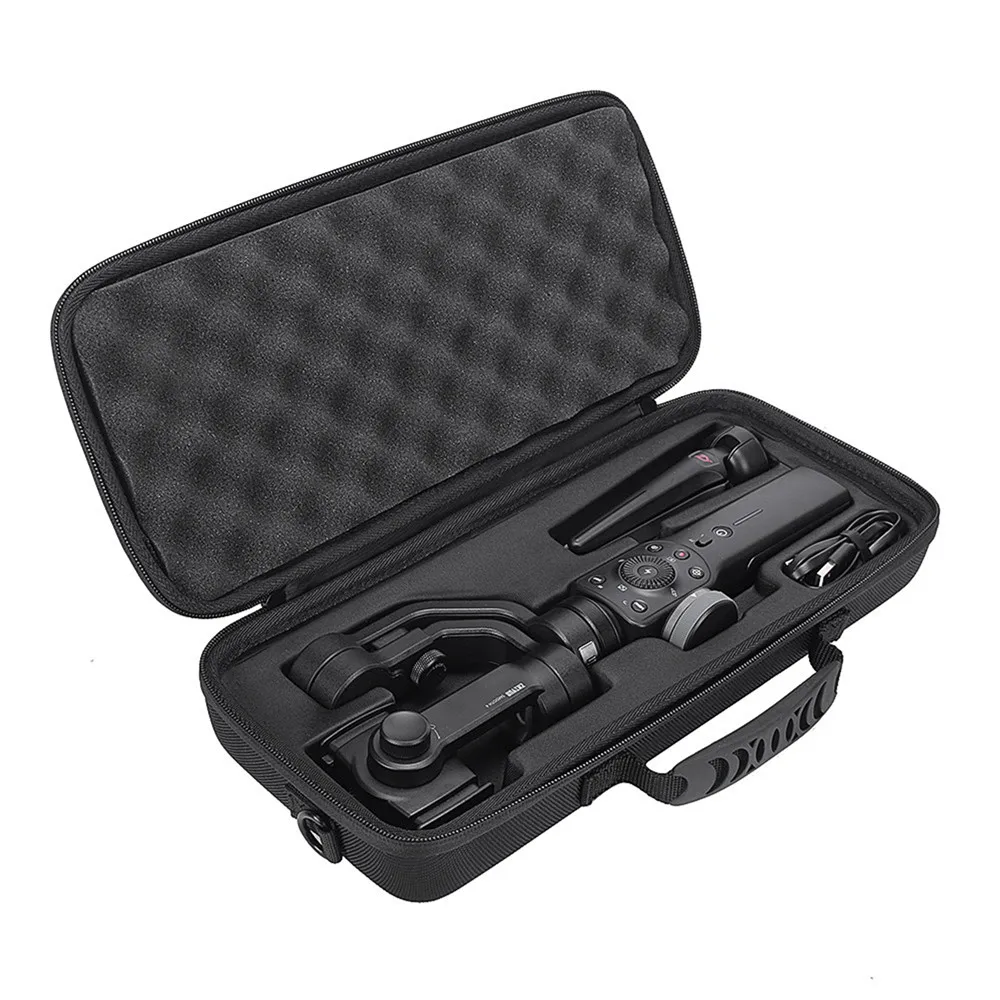 

New Hard Bag Travel Carrying Shoulder Storage Box Case for Zhiyun Smooth 4 Handheld Gimbal Stabilizer-Extra Room for Accessories