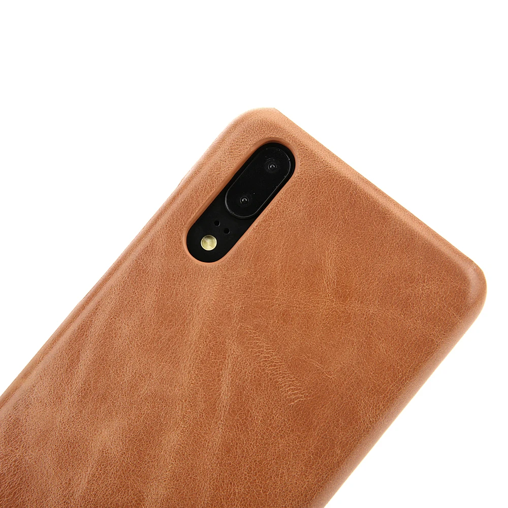 Luxury Retro Cowhide Case For Huawei P20 Pro Genuine Cow Leather Phone cover for Huawei P20 Case P20 Plus P20+ phone bag Fundas