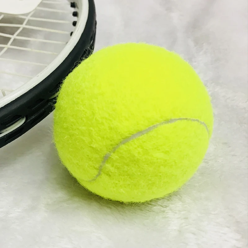3 PCS Professional High Elasticity Training Tennis Balls Cricket Rubber Tenis Ball Competition Practice Tennisballen Exercises