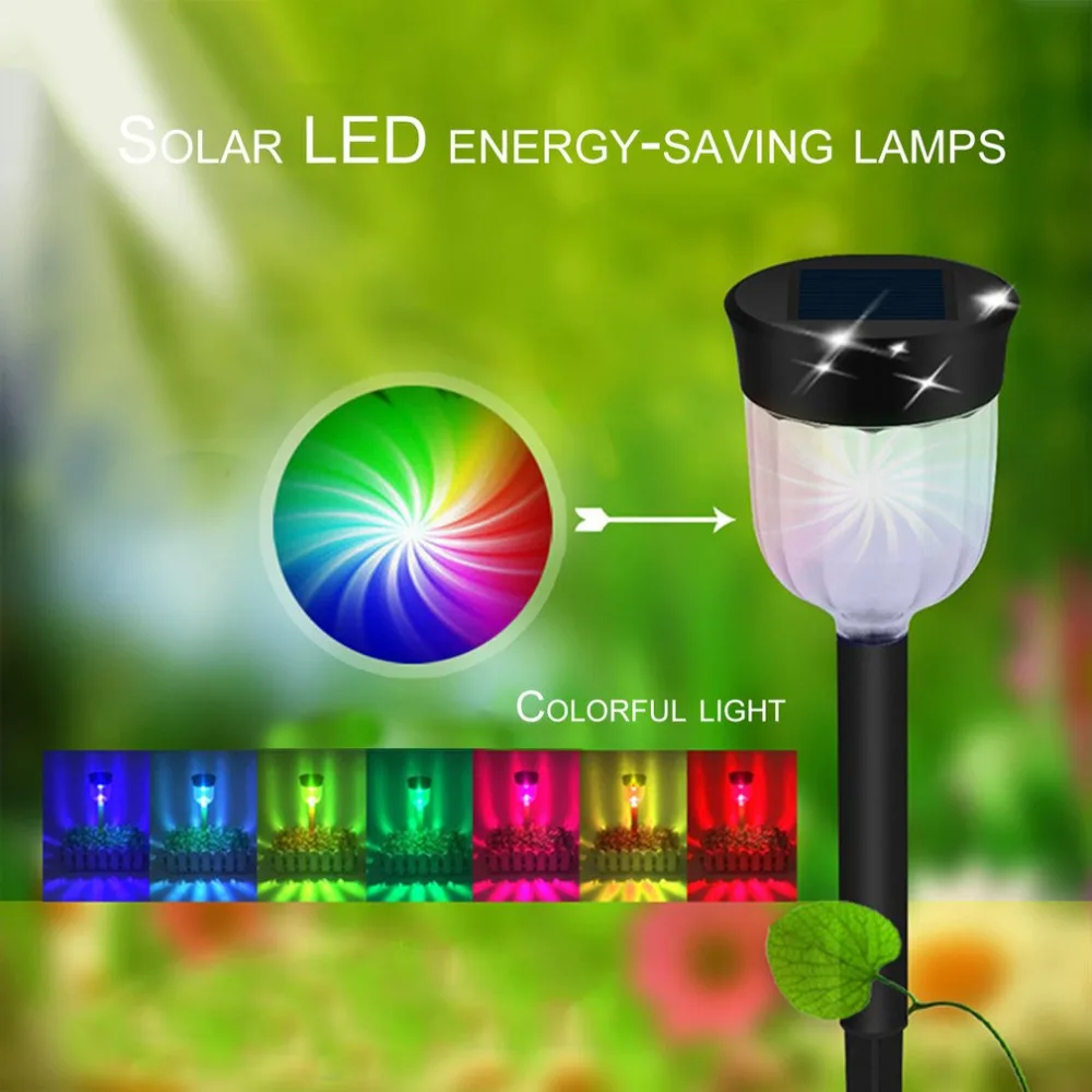 

Waterproof Solar Panel LED Spike Light Landscape Spot Light Garden Yard Path Lawn Decor Outdoor Grounding Lighting