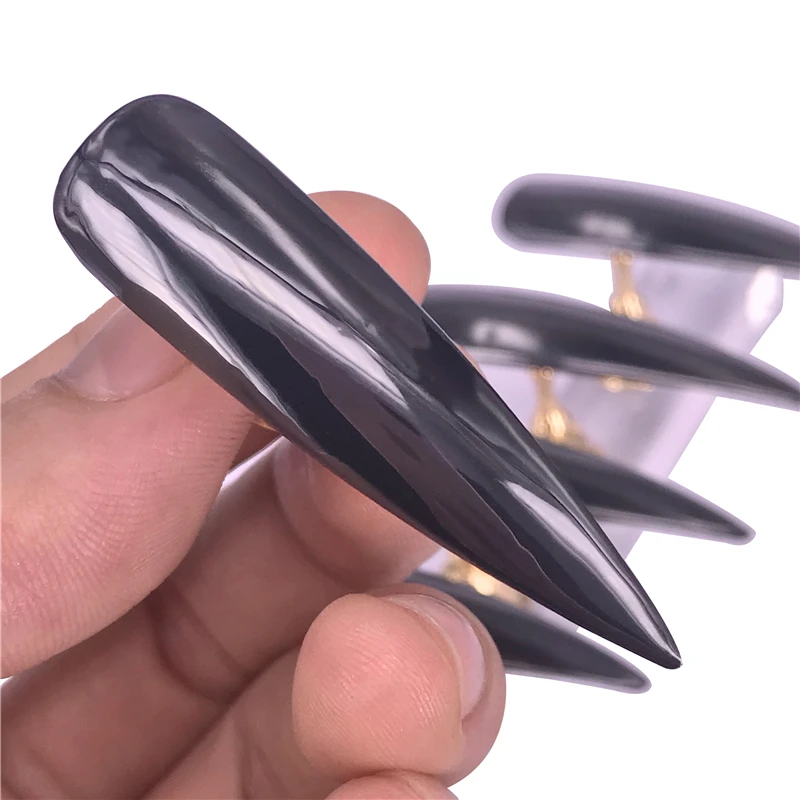 Black Mirror Nail Glitter Powder 0.5g Gun Metal Color Dazzling Shining Chrome Pigment Dust Paillettes Nail Art Decorations