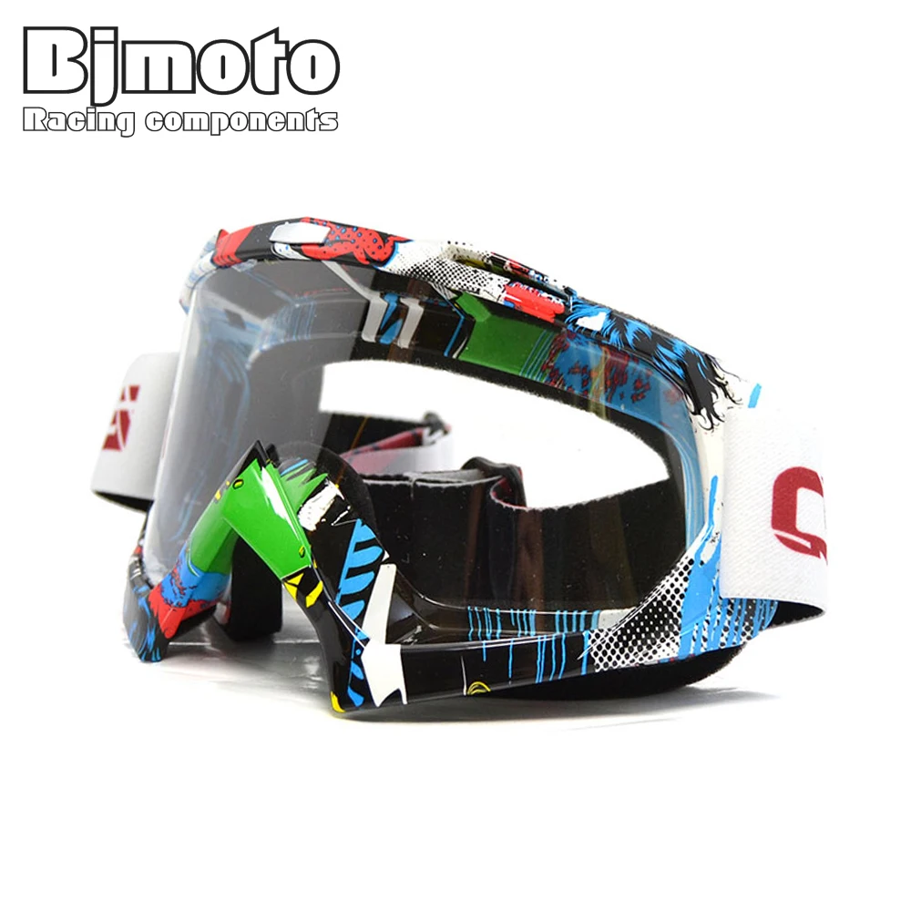2016 New Arrival High quality transparent Sport racing off road  motocross goggles glasses for motorcycle dirt bike