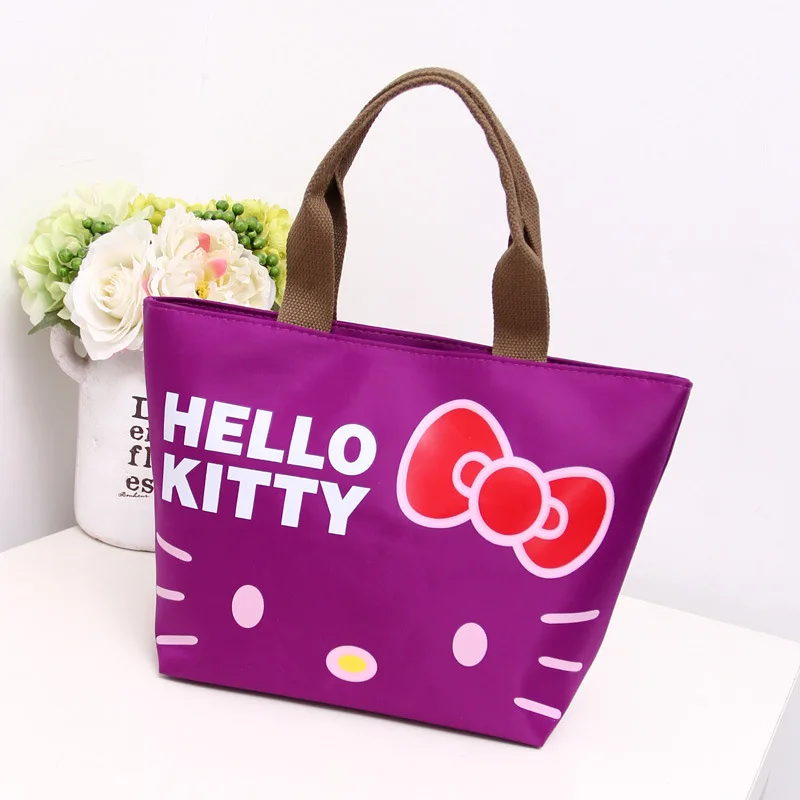 Новые милые водонепроницаемые украшения hello kitty, сумка для покупок, косметичка, органайзер, сумки для хранения - Цвет: Фиолетовый