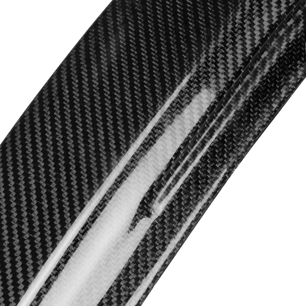 Высококачественный блеск из углеродного волокна черный задний спойлер для