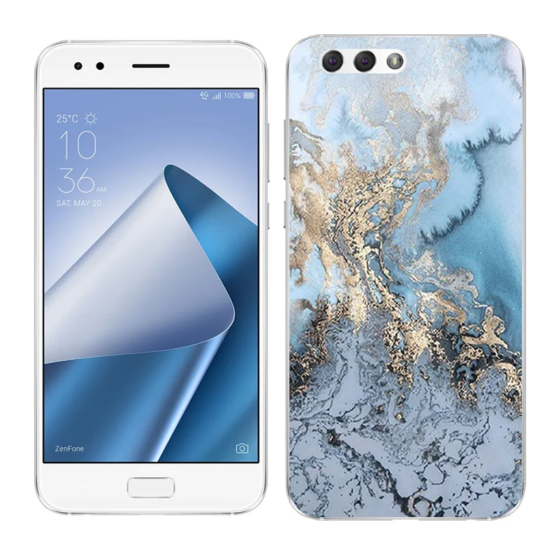 Чехлы для телефонов Asus Zenfone 4 ZE554KL, чехол с пейзажным рисунком, 5,5 дюйма, силиконовый чехол Для Zenfone 4 ze554kl для 4 ZE554KL, мягкий ТПУ