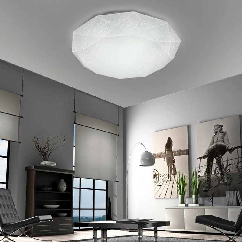 

Ceiling light LED 18W 24W ABS material casting molding seal dustproof plate indoor led lamp for Kitchen,living room, balcony