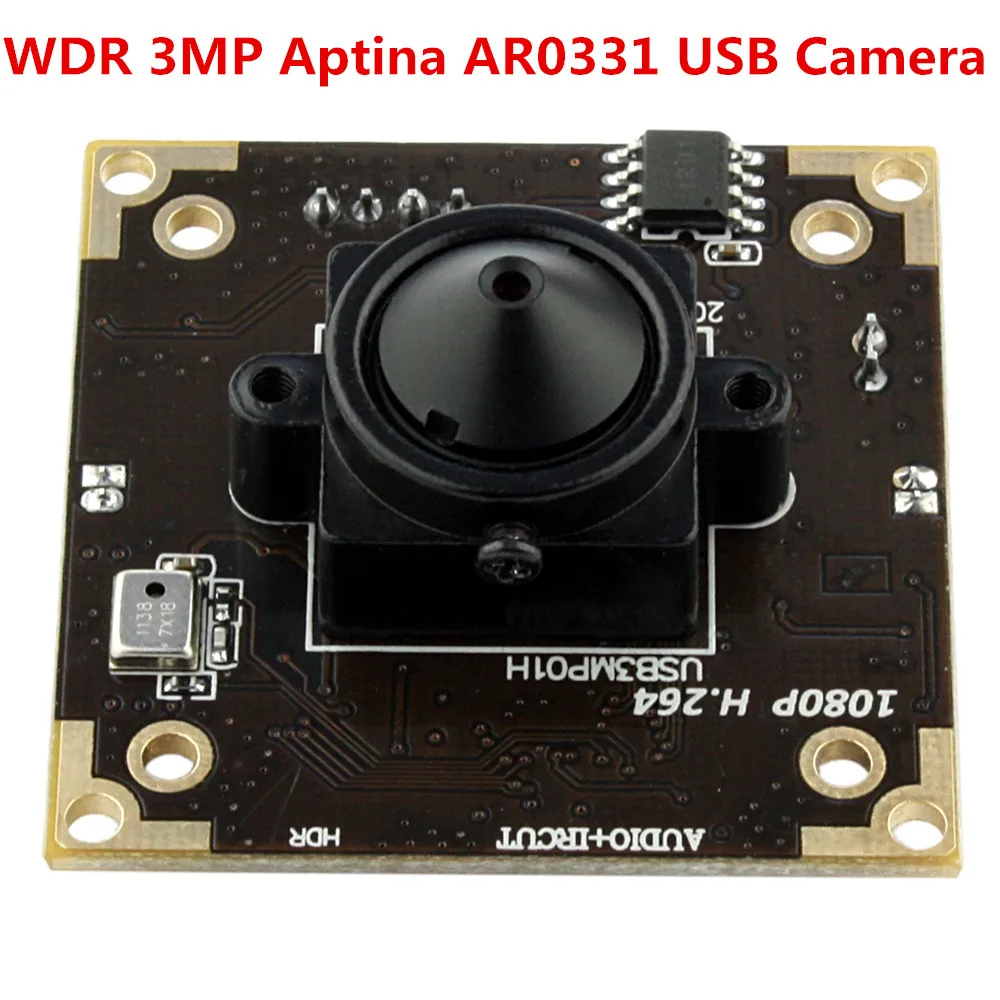 

ELP Mini 3MP 3.7mm pin-hole lens UVC OTG WDR USB Camera with MICRON AR0331 CMOS Sensor for bank hall