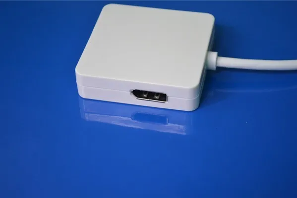 100 шт./лот Многофункциональный 3 в 1 Thunderbolt Mini DisplayPort-DVI HDMI Dp Кабель-адаптер для Mac Pro air