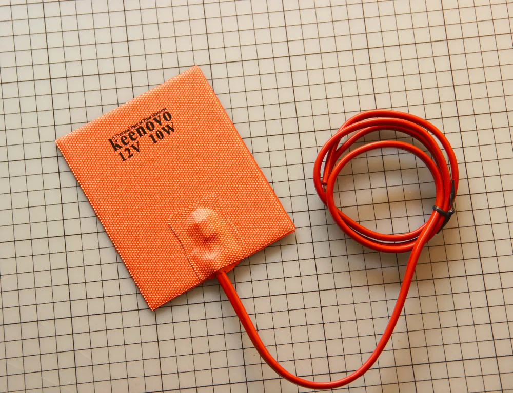 100X120mm 10W 12V KEENOVO Silicone Heater Pad Honey BeeHive Warmer,w