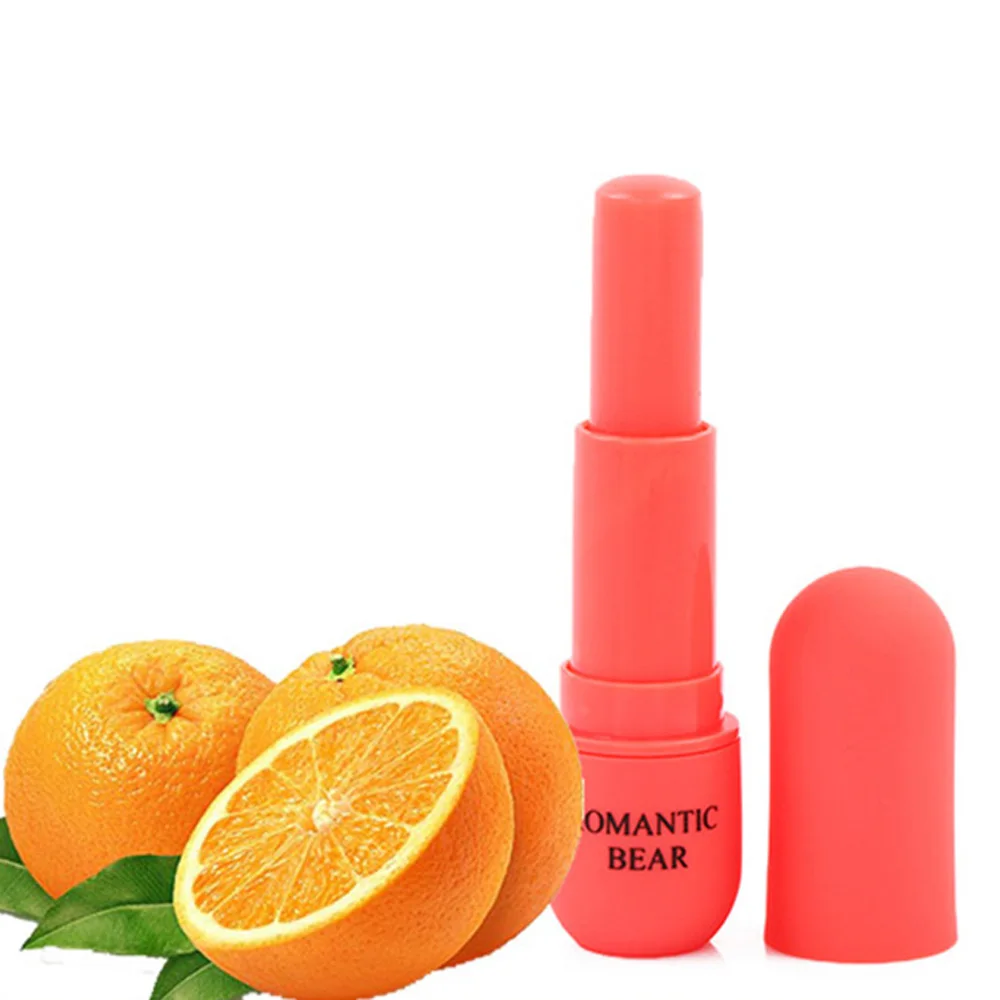 5 Colors Make Up Lipstick Moisturizing Fruit Flavor Lip Ball