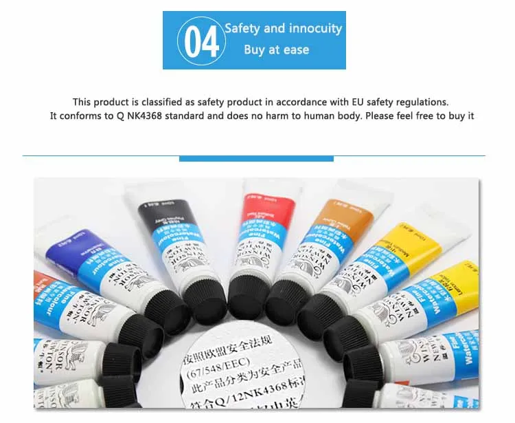 Winsor & newton 121824 cores aquarela pintura