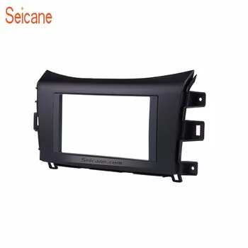 

Seicane 2Din Car Radio Frame Fascia Refitting Cover Trim Kit Dashboard Bezel For 2014 2015 Nissan Navara NP300