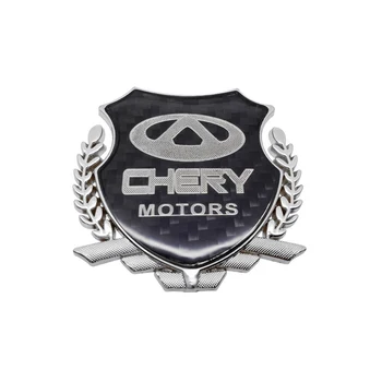 

1 PCS Carbon fiber Car Sticker Decals Auto Decoration For Chery E3 eQ X1 QQ3EV 3X E5 A1 V5 ARRIZO 3 5 7 A3 Tiggo 3 5 7 E3 A5 QQ