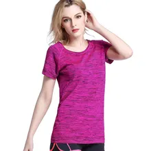 Women T Shirt Short Sleeves Hygroscopic Quick Dry Fitness T-shirt Women Top Clothes Causal Tees