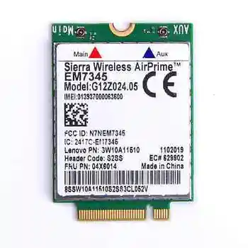 

Wireless Adapter Card for EM7345 FRU 04X6014 GOBI5000 4G Module NGFF wwan card for thinkpad lenovo T440 W540 T440P T440s