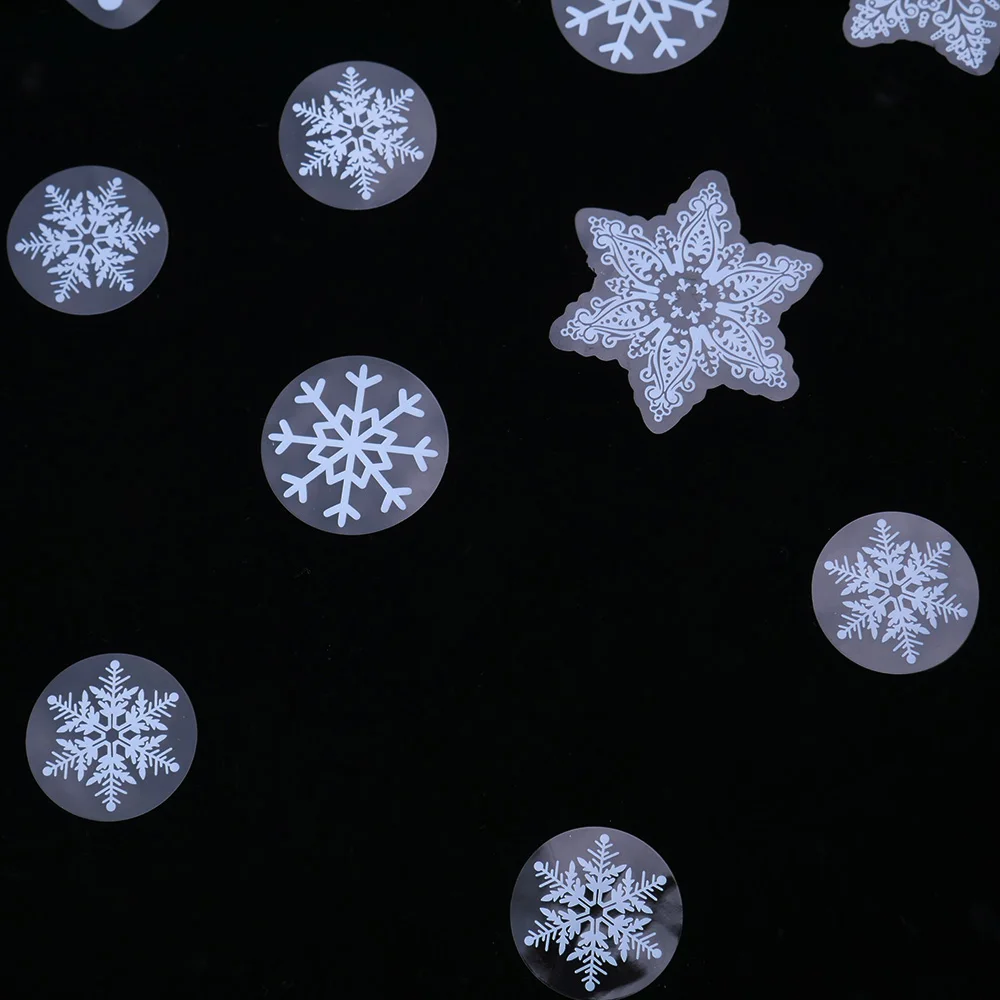 19 многоразовых белых рождественских снежинок наклейки на окна самоцепляющиеся украшения