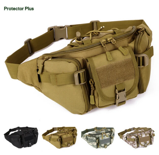 New Outdoor Molle Military Men Tactical Waist Pack Bags Waterproof Waist Bag Climbing Bum bag Military