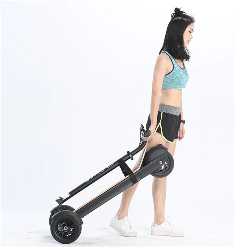 Flash Deal Daibot Adult Electric Skateboard ES Board 3 Wheel Samsung Battery Electric Scooters 8.5 Inch 48V 450W Foldable Kick Scooter 2