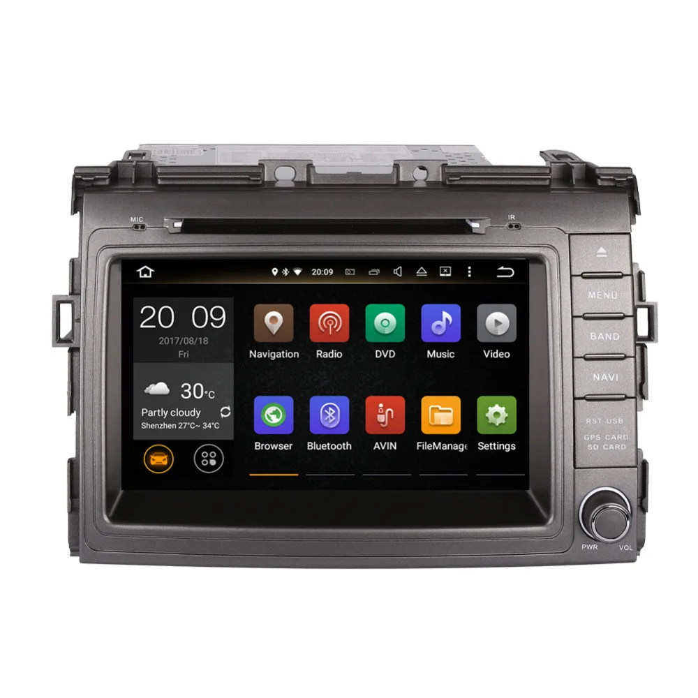 Clearance 4GB RAM Android 8.0 Car DVD Multimedia Player For Toyota Previa Estima Tarago Canarado 2006- Auto Radio Stereo GPS Navigation 3