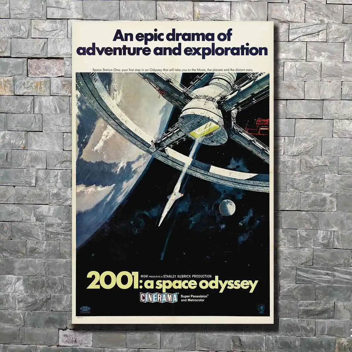 2001 A Space Odyssey Movie Poster A3 A2  Reprint
