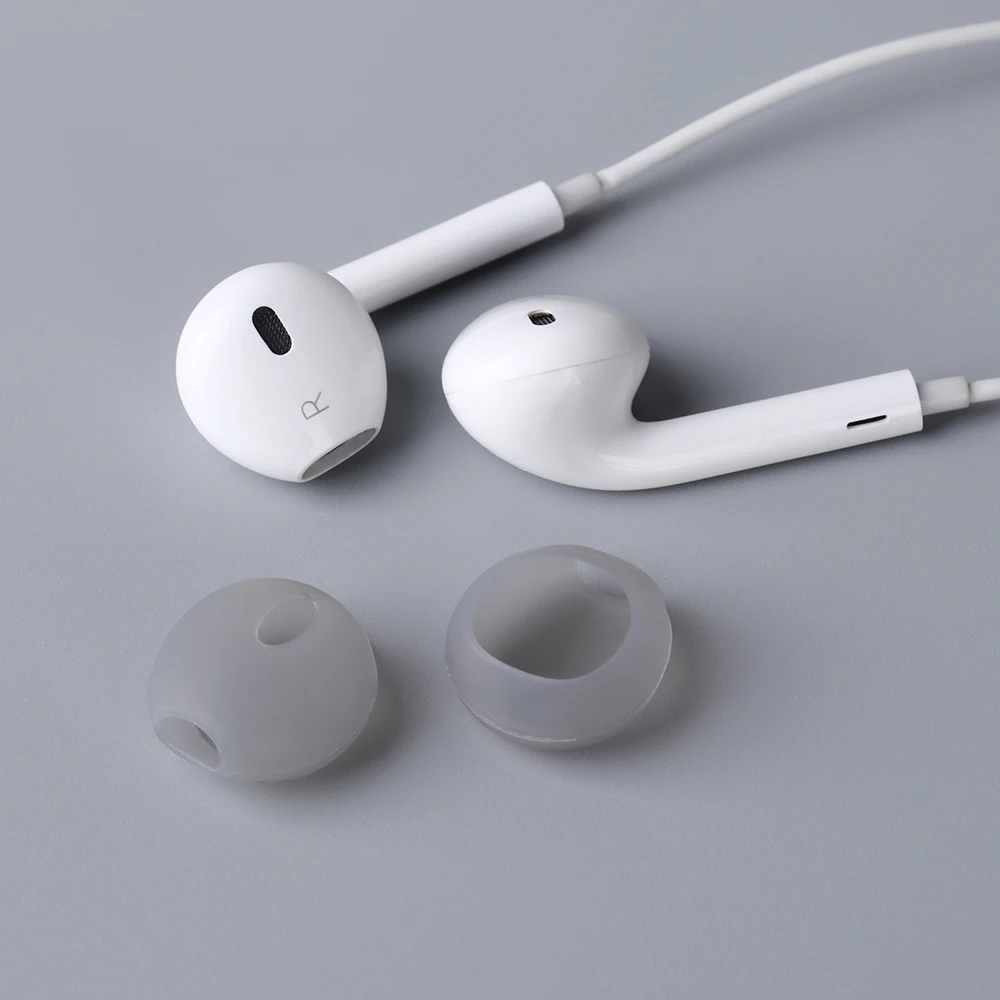 1 Pasang Silikon Antislip Earphone Case 