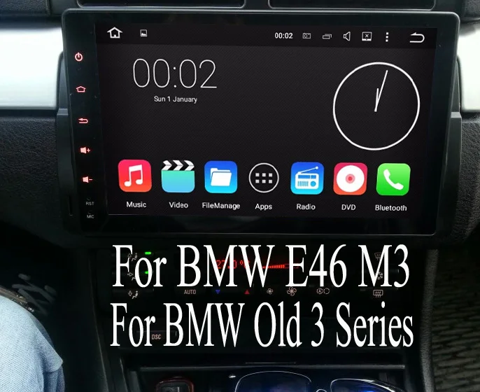 9"Screen Android Car Radio for BMW E46 M3 318i 320i 325i with