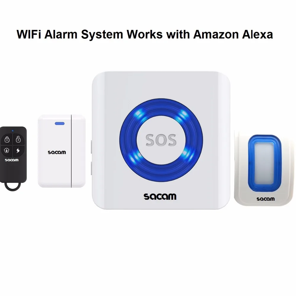 WiFi Alarm System works with amazon alexa
