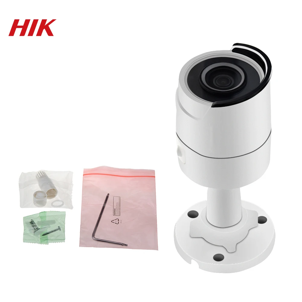 Hikvision OEM 4MP IP камера DT043-I OEM от DS-2CD2043G0-I цилиндрическая Сеть CCTV камера POE WDR POE слот для карты SD