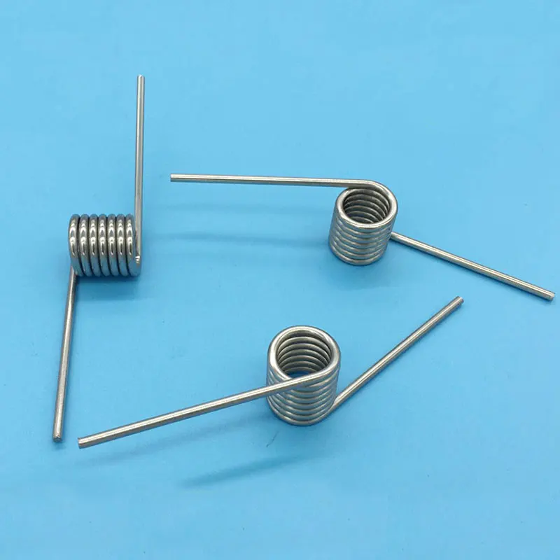 Calvas Stainless Steel Small Torsion Spring 0.5 Wire Diameter Outside Diameter 4.5mm Tiny Torsional Spring 20pcs