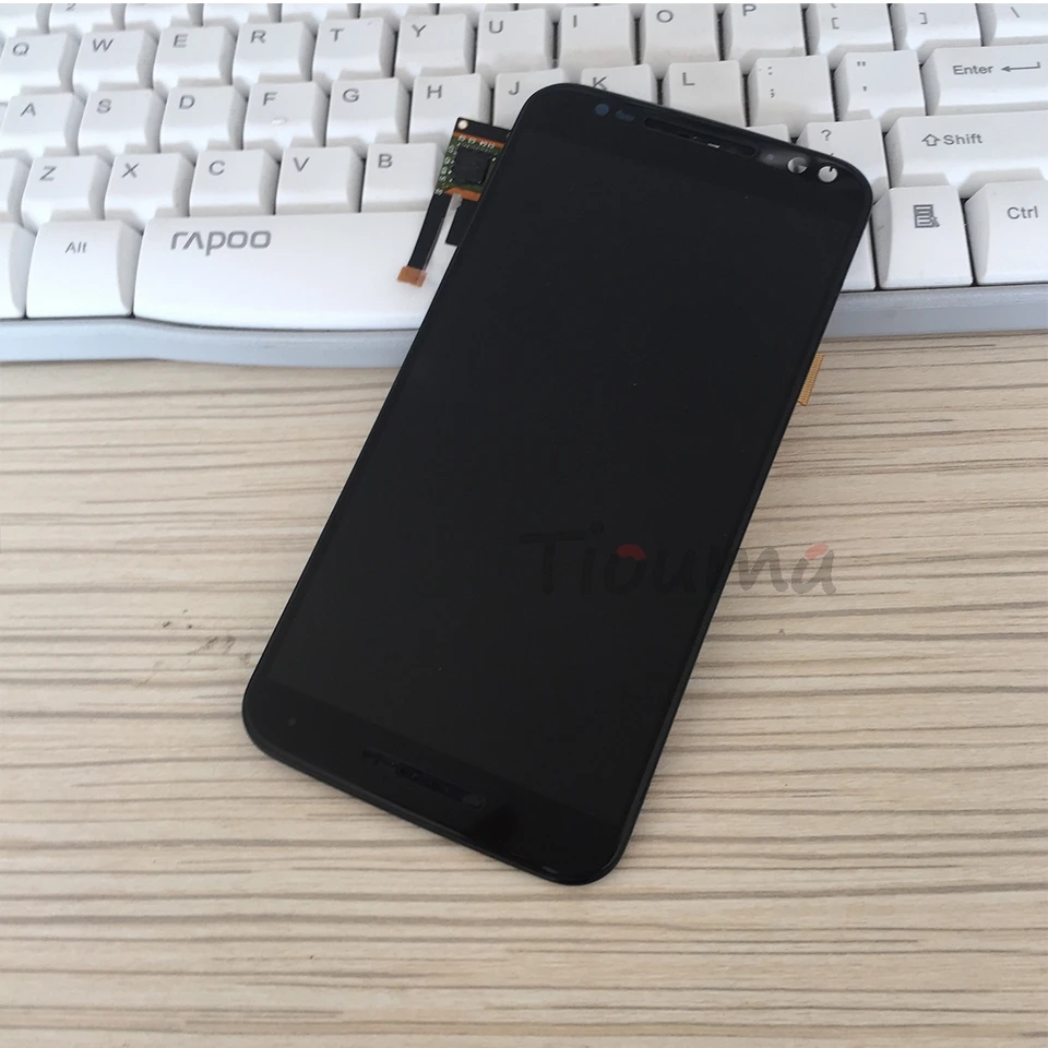 Moto X Style  LCD Display With Frame black (22)