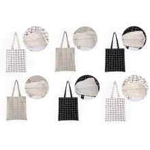 Casual Lady Reusable Recycle Eco Shopping Bag Women Multifunction Tote Handbag Canvas Storage Purse Pouch Shoulder Bag Fashion