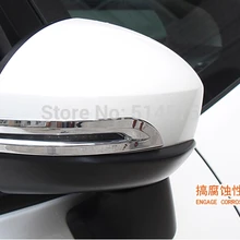 Высокое качество! ABS Chrome заднего боковые зеркала прокладка крышки 2 шт. для Honda Fit