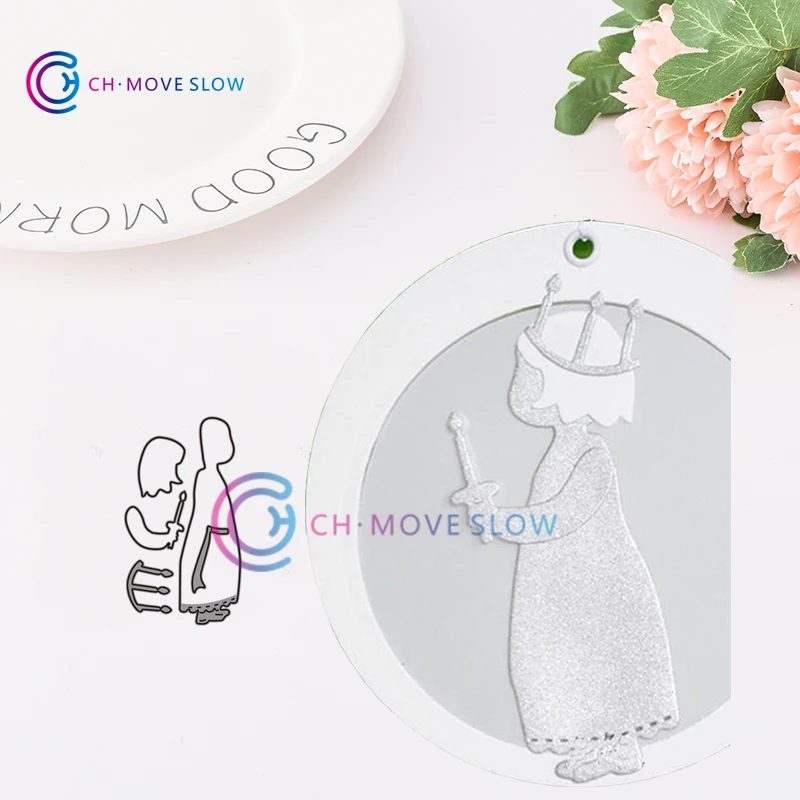 

2019 New Arrival CH Queen Metal Cutting Dies Embossing Scrapbooking Stencil Craft Cut Dies For DIY Card Crafts Handmade