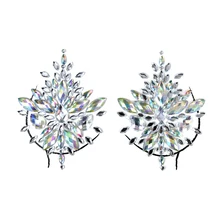 Женский бюстгальтер грудь Стикини клейкие наклейки аксессуары кристалл наклейки бюстгальтер 18,5*13 см