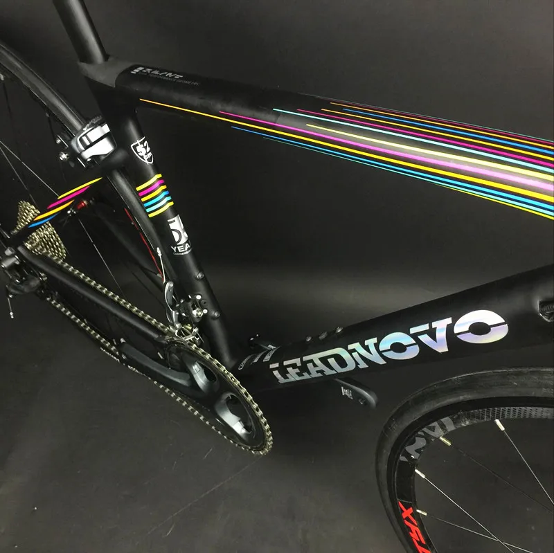 Discount Rainbow lightweight Road carbon Bike frame UD Full carbon fiber frameset PF30/BB68/BB30 bicycle frame part can customized paint 3 Discount Rainbow lightweight Road carbon Bike frame UD Full carbon fiber frameset PF30/BB68/BB30 bicycle frame part can customized paint 3