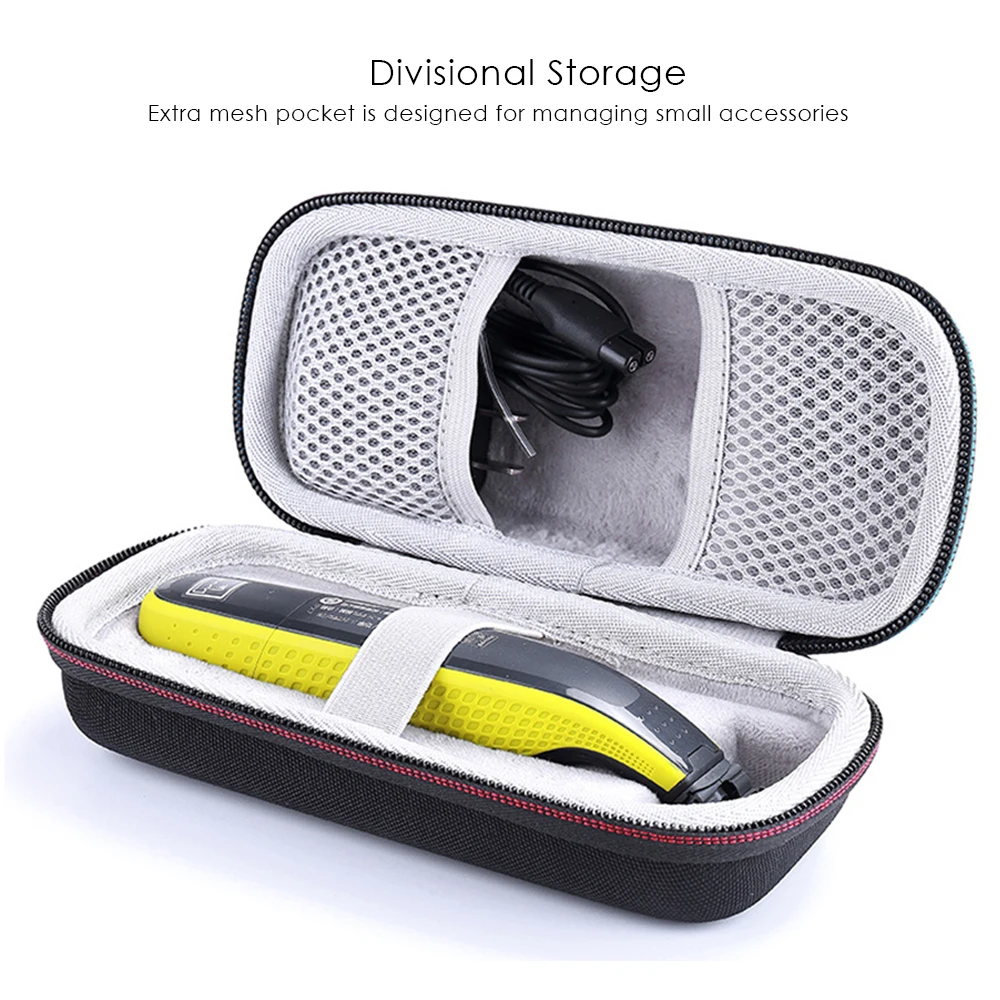 Mala Portátil de Viagem Dura com Acessórios Capa para Philips Norelco Oneblade Shaver Ffp Qp2630 70 Qp2520 90 Qp2520 70 - Image 5