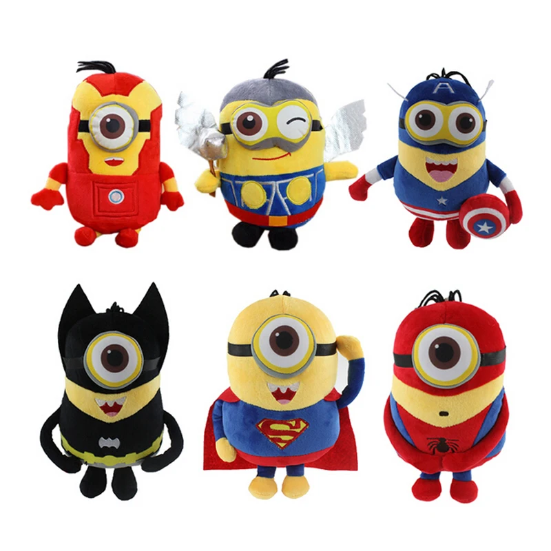 

Avengers Super Hero Spiderman & Superman & Batman & Captain America & Hulk 20cm Movie Plush Toys