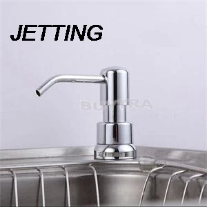 

JETTING High Quality Solid Mount Pump Countertop Kitchen Sink Soap Dispenser Set With Bottle