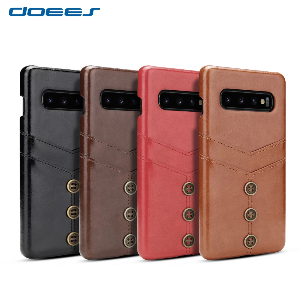 

Luxury Leather Case For Samsung Galaxy Note 9 S9 S10 Plus S10e Cover Card Holder Pocket PU + PC Wallet Phone Bag Case Business