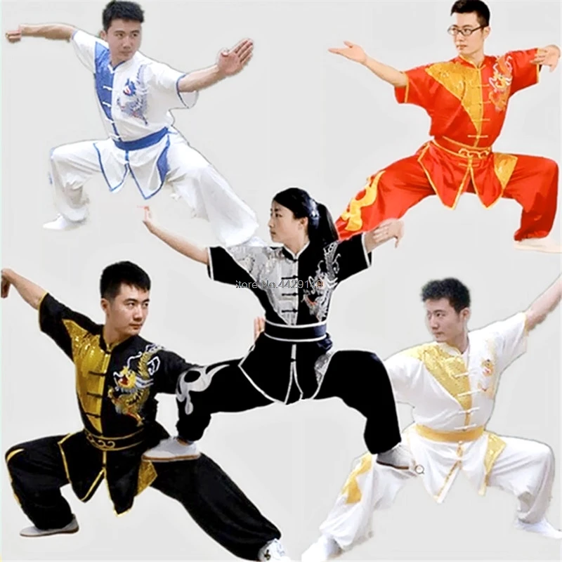 Одежда для кунг фу Taoyekma Wushu Униформа костюм одежда Wing Chun Боевая тренировочная