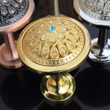 Новое поступление полые Павлин Алмаз металлические занавески настенные крючки для штор, аксессуары красная бронза