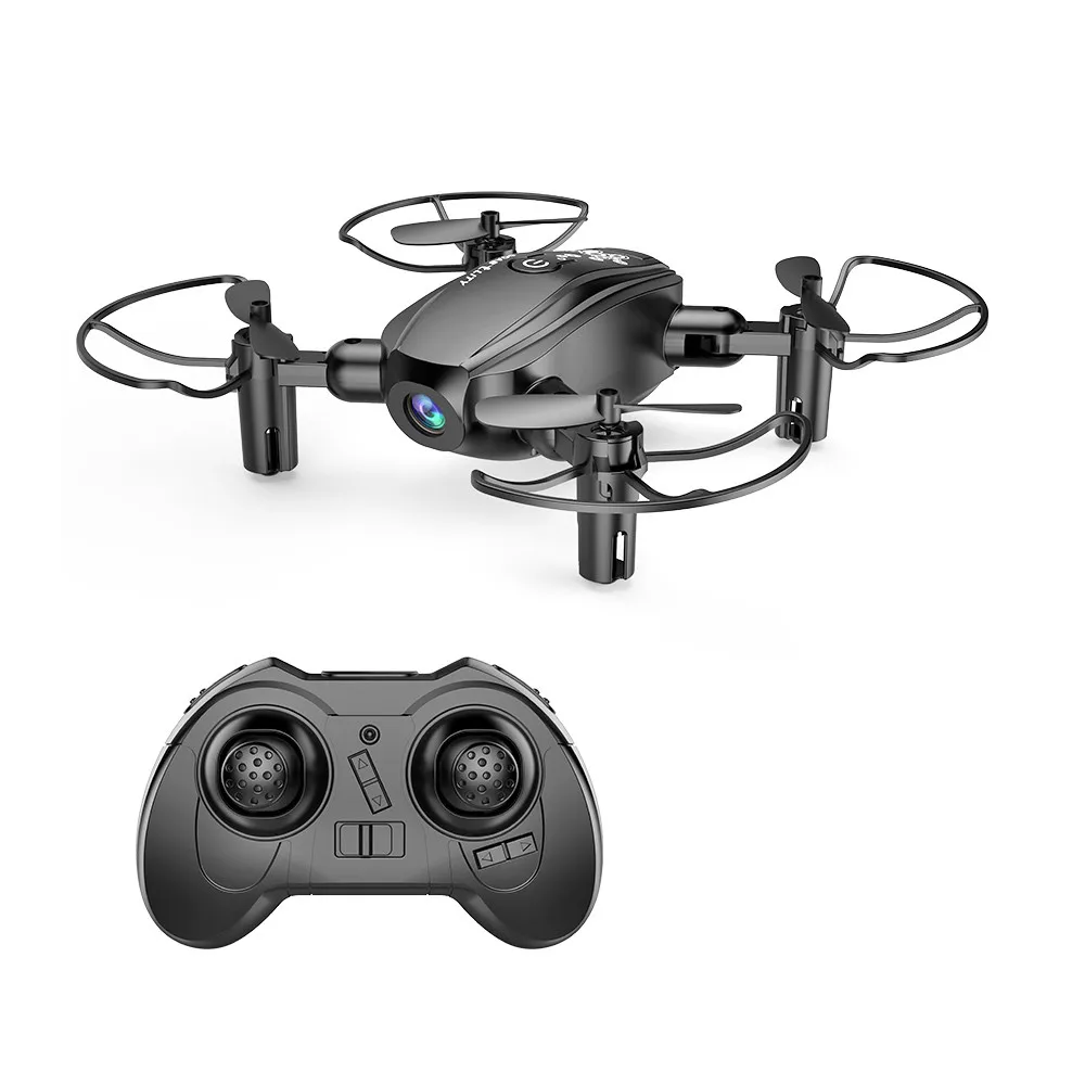 New Mini Drone 4K 1080P HD Camera WiFi Fpv Air Pressure Height Maintain Black and Gray Foldable Quadcopter RC Dron Toy Gift