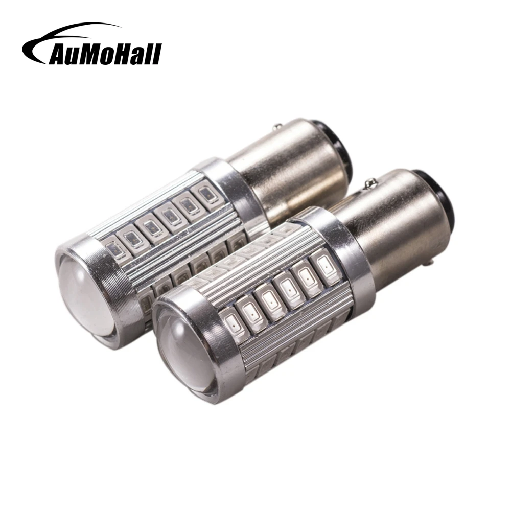 

AuMoHall 2pcs LED Car Light Source 33SMD Backup Fog Lamps 1157 12V