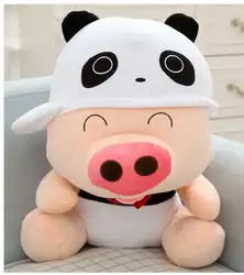 Прекрасный дизайн панда около 50 см Свинья Плюшевые игрушки мягкая игрушка-подушка, подарок Рождественский подарок 0183