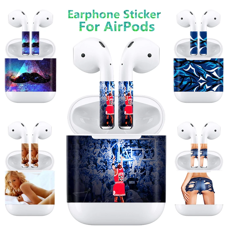 

2018 New Arrival Protector Skin Sticker For Apple AirPod Skins Protective Wraps Film Skin Sticker For Air Pods
