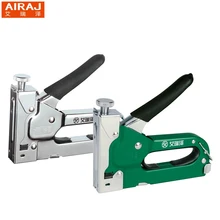 AIRAJ 3 way Heavy Duty Hand Nail Gun Stapler Furniture Staples With 600pcs Nails Include By